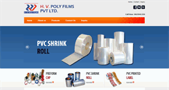 Desktop Screenshot of hvpolyfilms.com